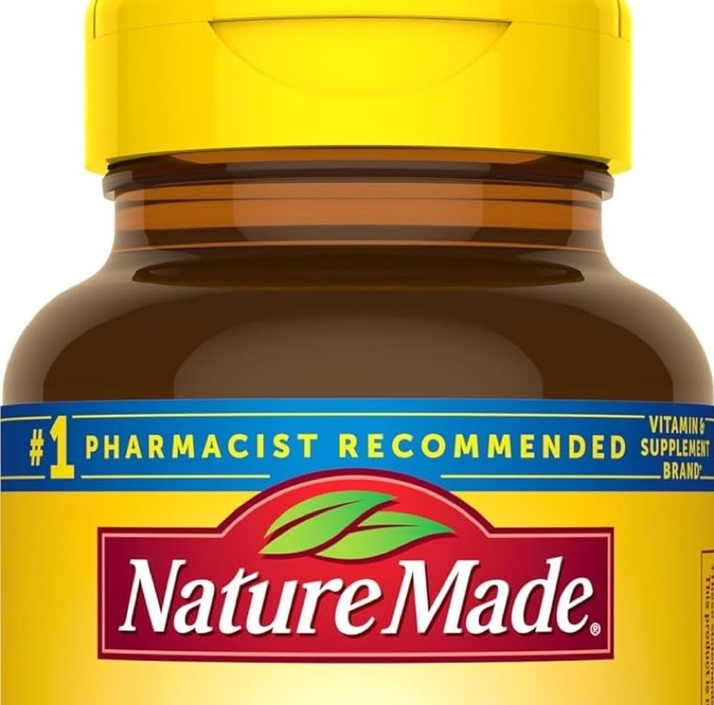 Detail uzáveru a loga Nature Made CoQ10 200mg